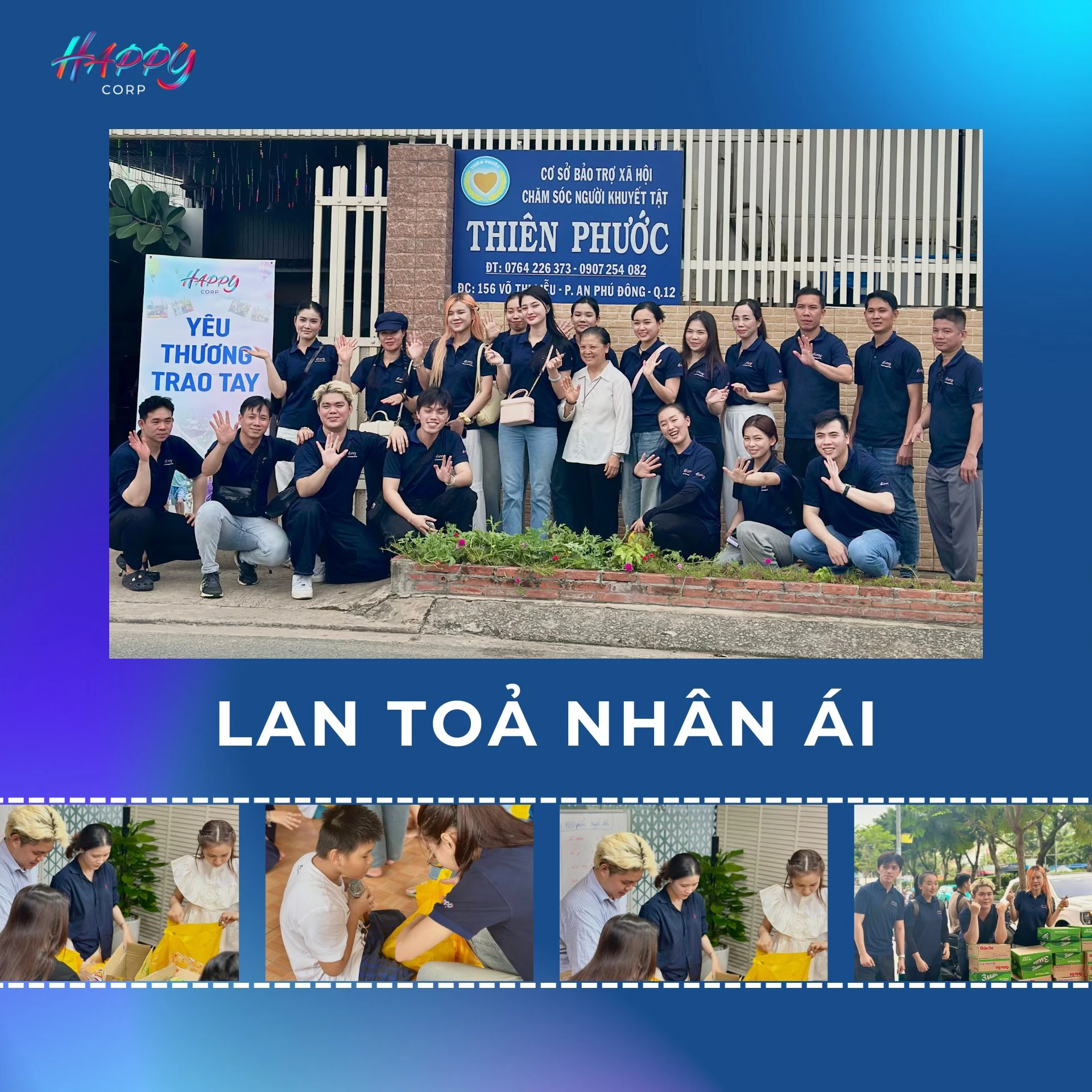 Happy Corp – Hành trình &#8220;Yêu Thương Trao Tay và phát triển bền vững cùng cộng đồng